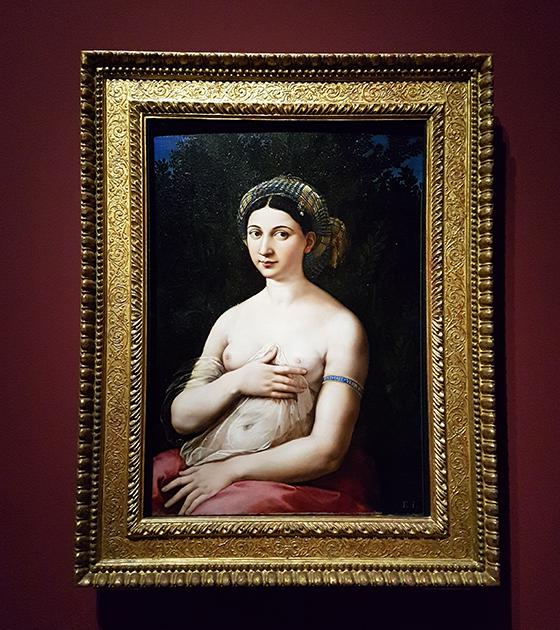 Portrait of a Woman (La Fornarina), painting by Raphael